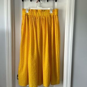 Yellow Polka Dot Skirt (XL)